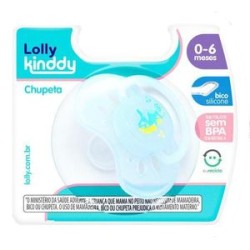CHUPETA LOLLY OCEANO SILICONE ORT TAM 1 AZUL REF 5214