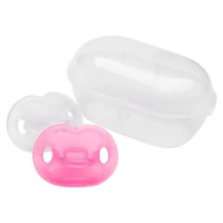 CHUPETA LOLLY 100% SILIC ORTO T2 C/2UND ROSA