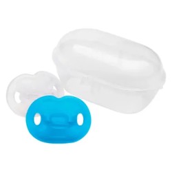 CHUPETA LOLLY 100% SILIC ORTO T2 C/2UND AZUL