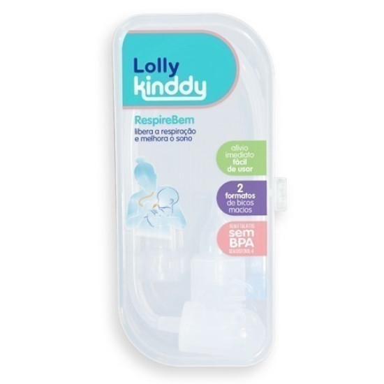 ASPIRADOR NASAL LOLLY RESPIRE BEM ESTOJO 7174-01