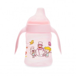 COPO LOLLY MUNDO BITA ROSA TREINAMENTO 250ML 7104-00