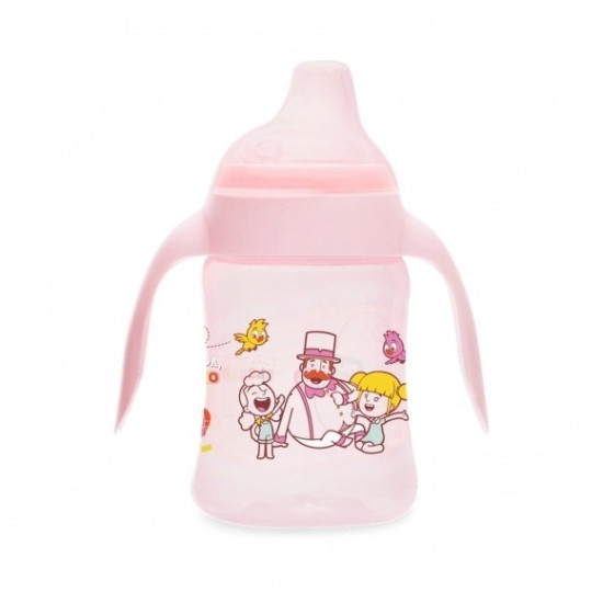 COPO LOLLY MUNDO BITA ROSA TREINAMENTO 250ML 7104-00