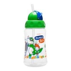 COPO LOLLY MUNDO BITA CANUDO AZUL 330ML 7198-00