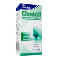 CLANISTIL (0,25+3) MG/ML SOL OFT C/15 ML