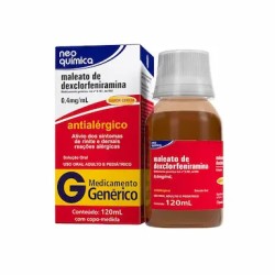 DEXCLORFENIRAMINA XPE C/120 ML NEO QUIMICA