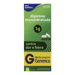 DIPIRONA SODICA 1GR C/10 COMPRIMIDOS NEO QUIMICA