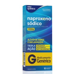 NAPROXENO 550MG C/10 COMPRIMIDOS NEO QUIMICA