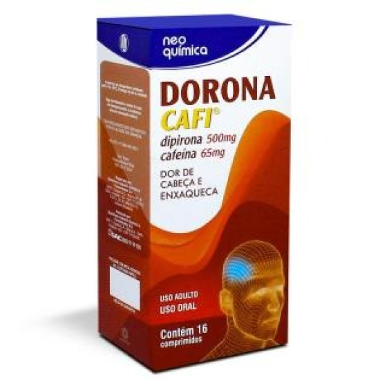 DORONA CAFI 500+65MG COM 16 CAPSULAS