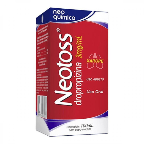 NEOTOSS 3,0 MG XAROPE ADT COM 100 ML