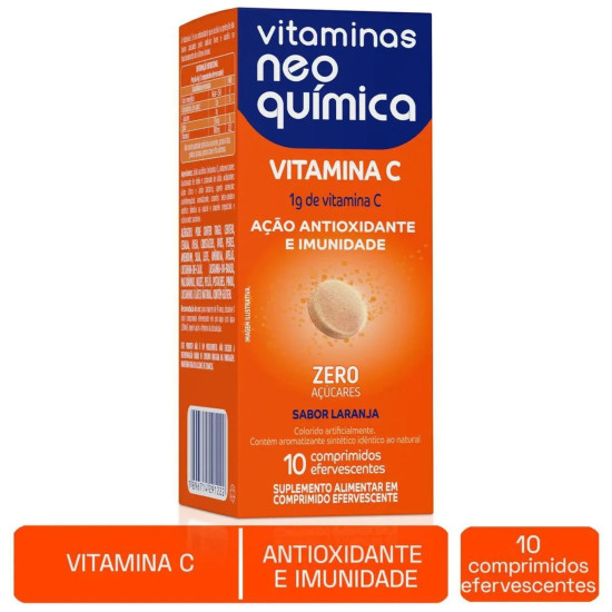 VITAMINA C COM 10 CAPSULAS EFERVESCENTE NEO QUIMICA