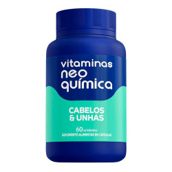 VITAMINA CABELOS E UNHAS COM 60 CAPSULAS NEO QUIMICA