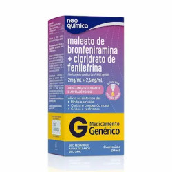 BRONFENIRAMINA+FENILEFRINA SOL 20ML NEO