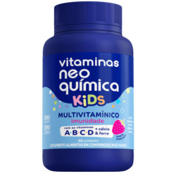 MULTIVITAMINICO NEO QUIMICA IMUNIDADE KIDS COM 60 COMPRIMIDOS MASTIGAVEIS
