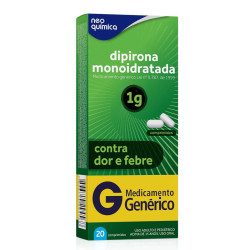 DIPIRONA SODICA 1G 20 CAPSULAS