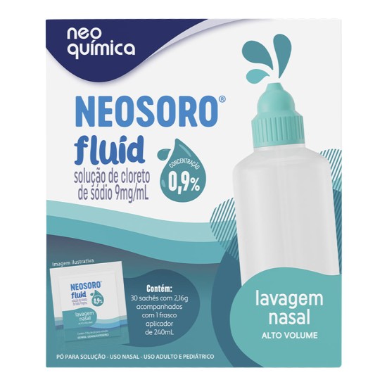 NEOSORO FLUID C/30 SACHES +FRASCO C/240ML NEO QUIMICA