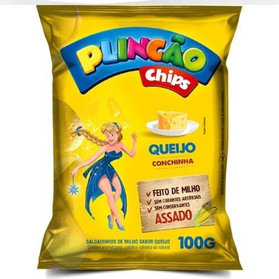 SALGADINHO PLINCAO QUEIJO 100G