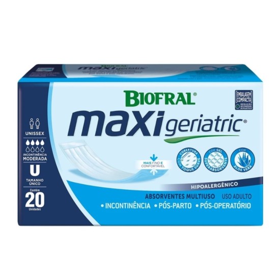 ABSORVENTE GERIATRICA BIOFRALL MAXI C/ 20UN