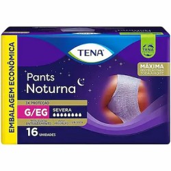 ROUPA ÍNTIMA TENA PANTS NOTURNA G|EG LV 16 PG 14