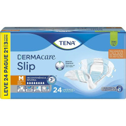 FRALDA GERIATRICATENA DERMACARE SLIP M LEVE 24 PAGUE 21 UNIDADES