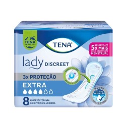 ABSORVENTE GERIATRICA TENA LADY DISCREET EXTRA C/8 UND