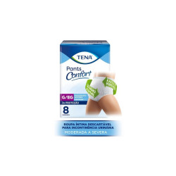 FRALDAS GERIATRICA TENA PANTS CONFORT G/EG 8 UND