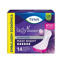 ABSORVENTE GERIATRICA TENA LADY DISCREET MAX NIGHT C/14UND