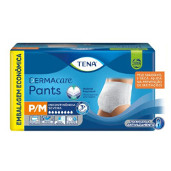 FRALDAS GERIATRICA TENA PANTS DERMACARE P/M COM 16 UND