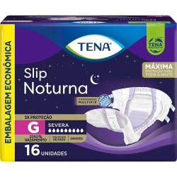 ROUPA INTIMO TENA SLIP NOTURNA TAM G C/16UND
