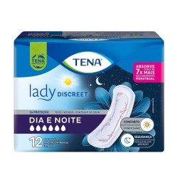 ABSORVENTE GERIATRICA TENA LADY DISCREET DIA/NOITE C/12 UND