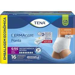 FRALDA GERIATRICA TENA DERMACARE PANTS G/EG C/16 UND