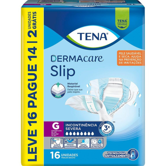 FRAUDA GERIATRICA TENA DERMACARE SLIP G LV16 PG14