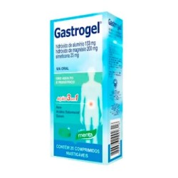 GASTROGEL TABSORVENTE MENTA C/20 COMPRIMIDOS