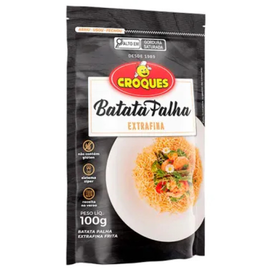 BATATA PALHA CROQUES EXTRA FINA 100G