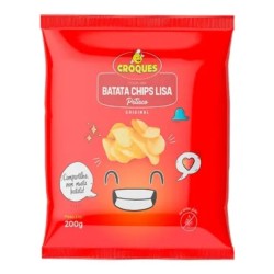 BATATA CHIPS CROQUES NATURAL 200G