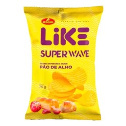 BATATA LIKE SUPER WAVE CROQUES PAO DE ALHO 76G