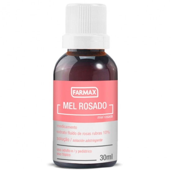 MEL ROSADO FARMAX COM 30 ML