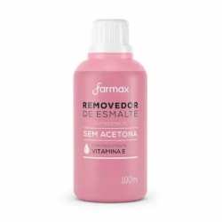 REMOVEDOR ESMALTE FARMAX VITAMINA E 100ML