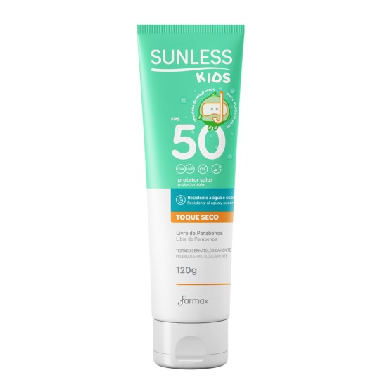 PROTETOR SOLARSUNLESS KIDS FPS 50 OIL FREE 120G
