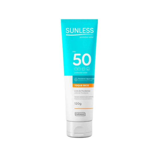 PROTETOR SOLAR SUNLESSS FPS 50 120G