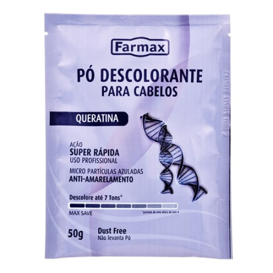PO DESCOLORANTE SUNLESS QUERATINA 50G