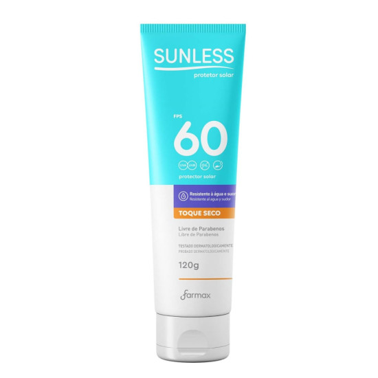 PROTETOR SOLAR SUNLESS OIL FREE FPS 60 120G