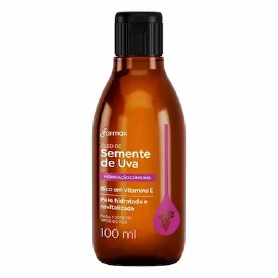 OLEO SEMENTE DE UVA FARMAX 100 ML