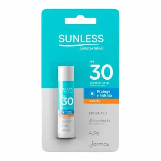 PROTETOR LABIAL SUNLESS FPS 30 BASTAO C/4,5G