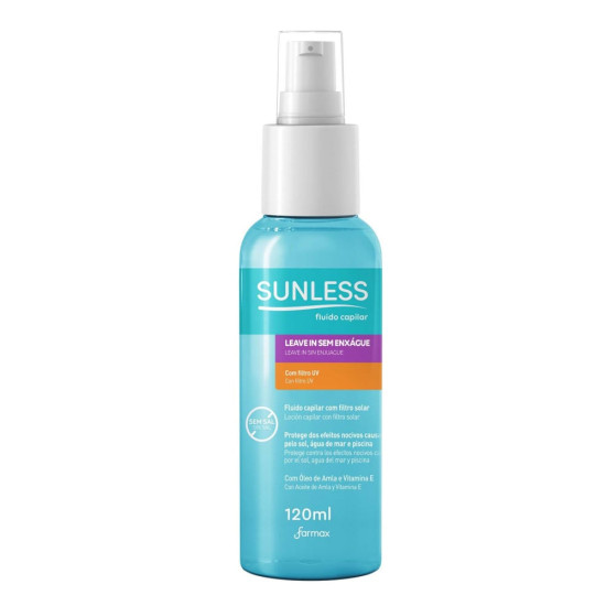 CREME DE PENTEAR SUNLESS LEAVE IN FILTRO UV 120ML