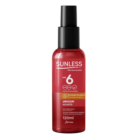 BRONZEADOR SUNLESS URUCUM FPS 6 120ML