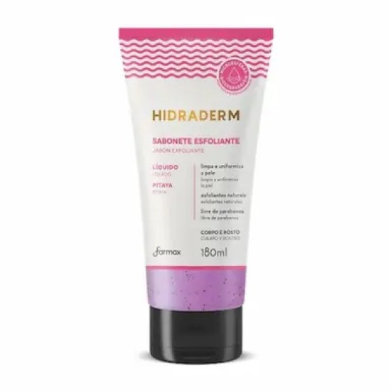 SABONETE LIQUIDO HIDRADERM FARMAX ESFOLIANTE PITAYA 180ML