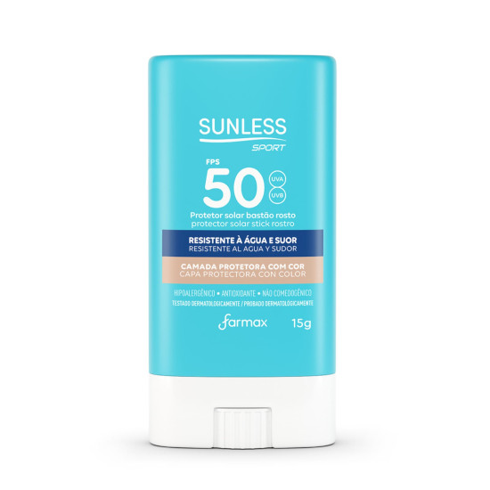 PROTETOR SOLAR BASTAO SUNLESS SPORT FPS50 15G