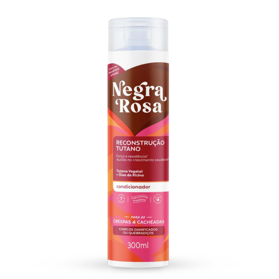 CONDICIONADOR RECONSTRUCAO NEGRA ROSA 300ML