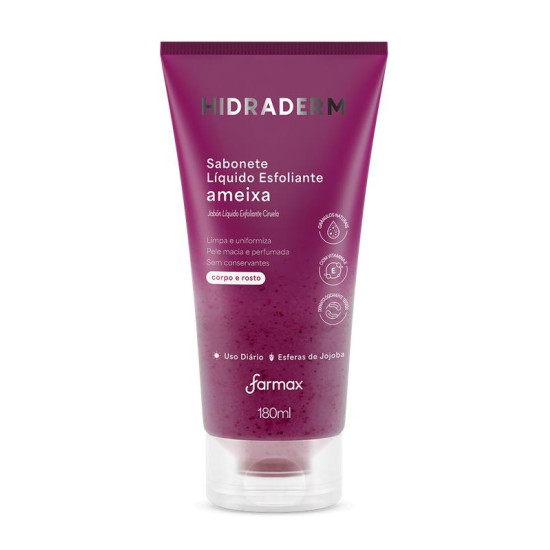 SABONETE LIQUIDO HIDRADERM ESFOLIANTE AMEIXA COM 180ML