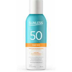 PROTETOR SOLAR AERO SUNLESS FPS50 TOQUE SECO 200ML